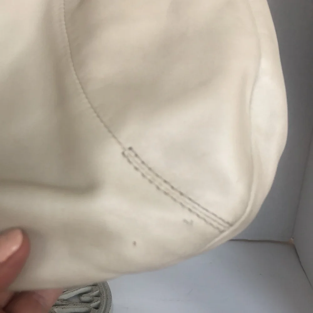 Coach F19453 White Leather Hobo Bag